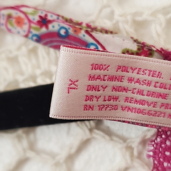 Liberty Fabric X Target Babydoll Sheer Fairycore Whimsy Floral Lace Top Blue XL - Picture 5 of 8